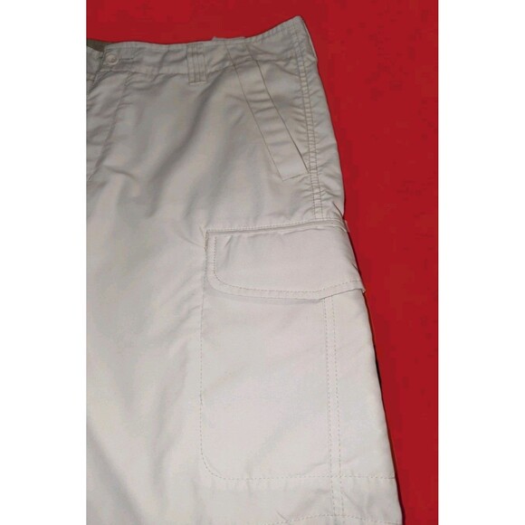 Quiksilver Edition Ivory Cargo Shorts Men's Size 34 Lined Pockets Lightweight - Picture 3 of 8